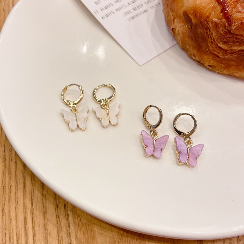 Bông Tai Hình Bướm Thời Trang Mùa Hè Xinh Xắn Cho Nữ