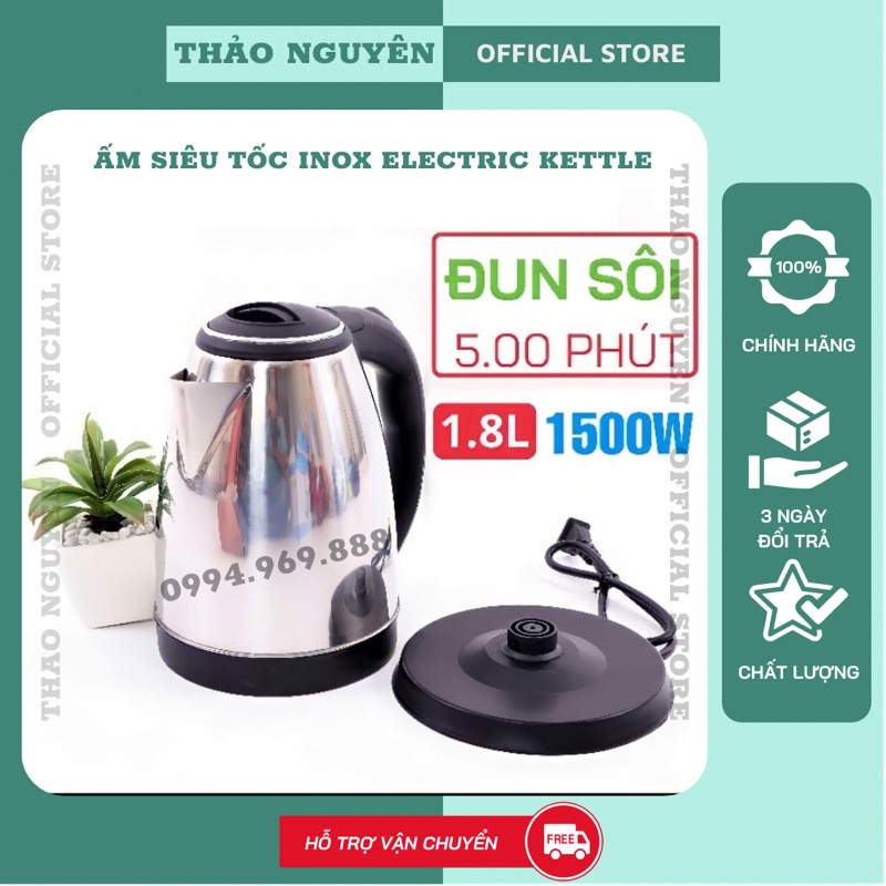 Ấm Siêu Tốc 1.8L Electric Kettle