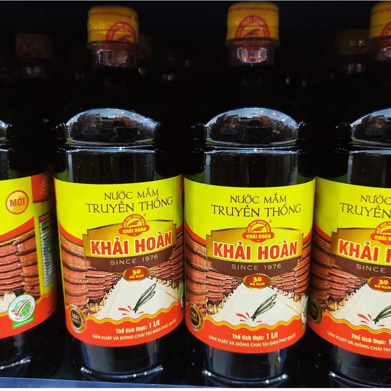 Nước mắm Khải Hoàn ( 30-43 độ đạm) chai 75ml - 1 lít - Đặc sản Phú Quốc | BigBuy360 - bigbuy360.vn