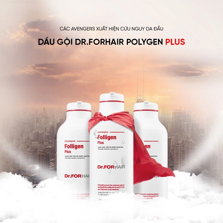 Dầu Gội Ngăn Rụng Tóc DR. FORHAIR Folligen Plus 500ml