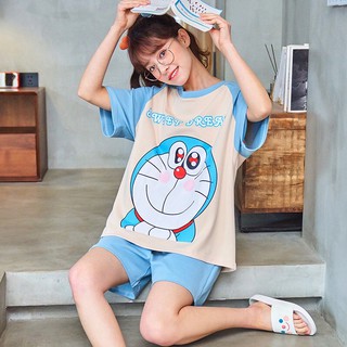 Bộ Đồ Và Váy Đầm Cotton Doremon Doraemon