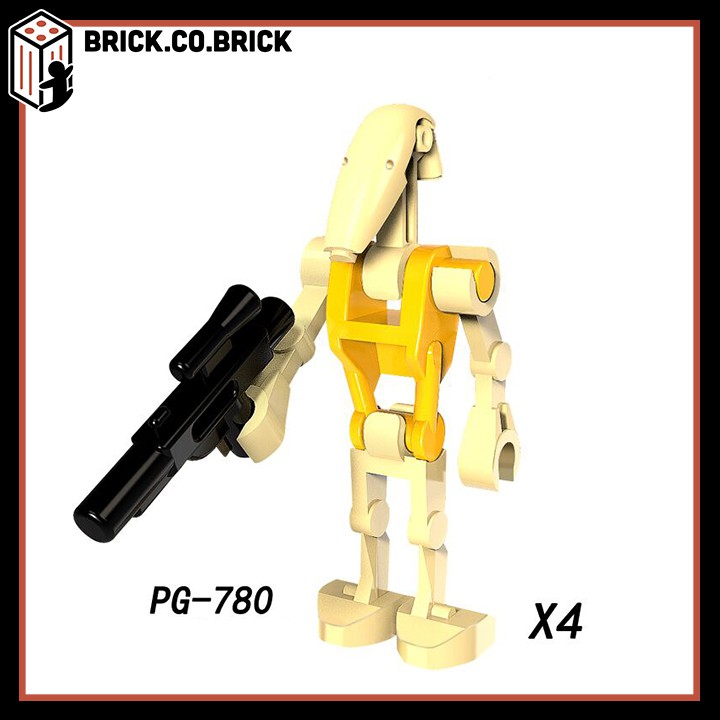 Xếp hình Star Wars Battle Droids Super Combat Robot K-2SO Minifigures POGO PG8099