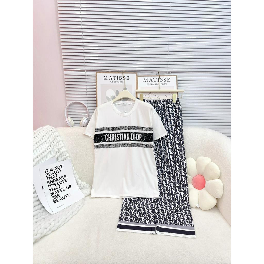 Set bộ D0 mix quần xuông siu sang chảnh TH566