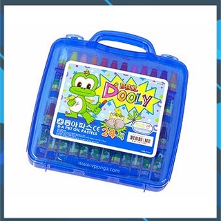 Chì màu sáp dầu 24M Dooly - Ttoru (vali) (185 x 21)cm