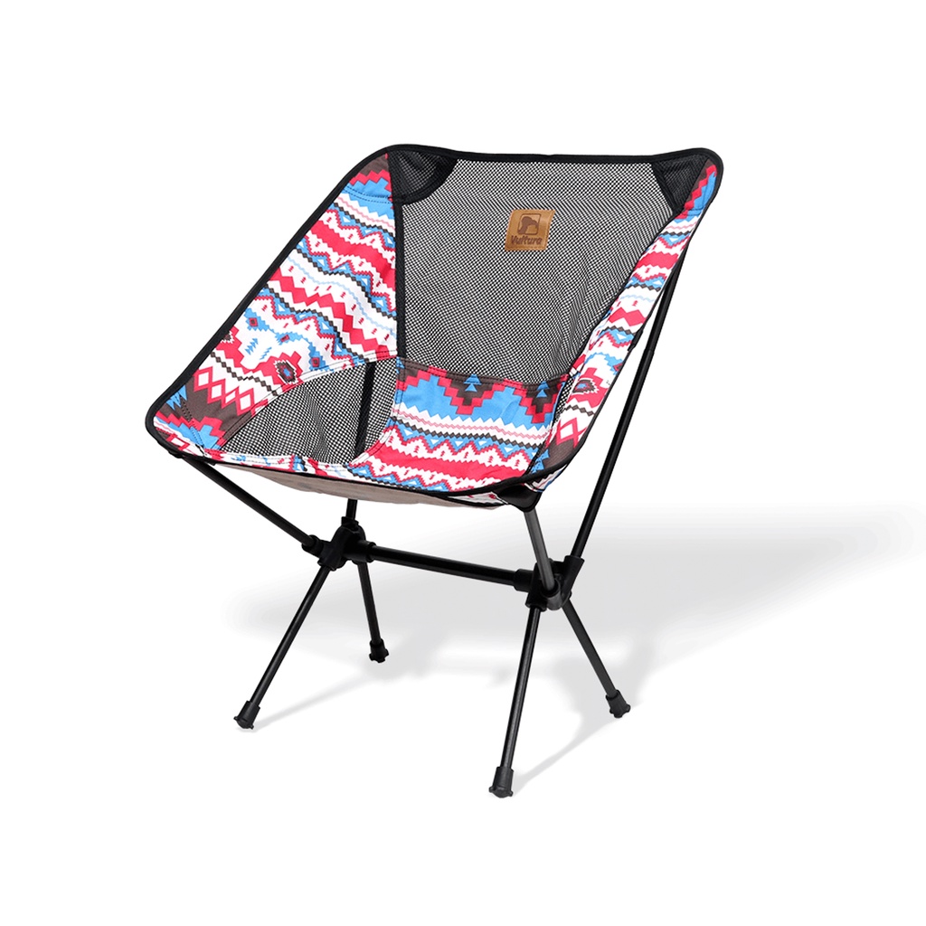 Ghế xếp camping khung nhôm thổ cẩm Vultura FC-H01W