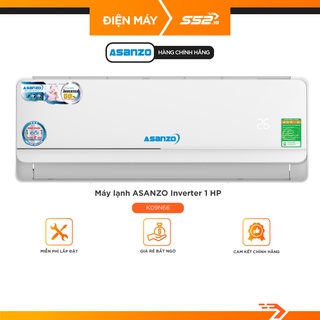 Máy lạnh asanzo inverter 1 hp k09n66 - bảo hành chính hãng