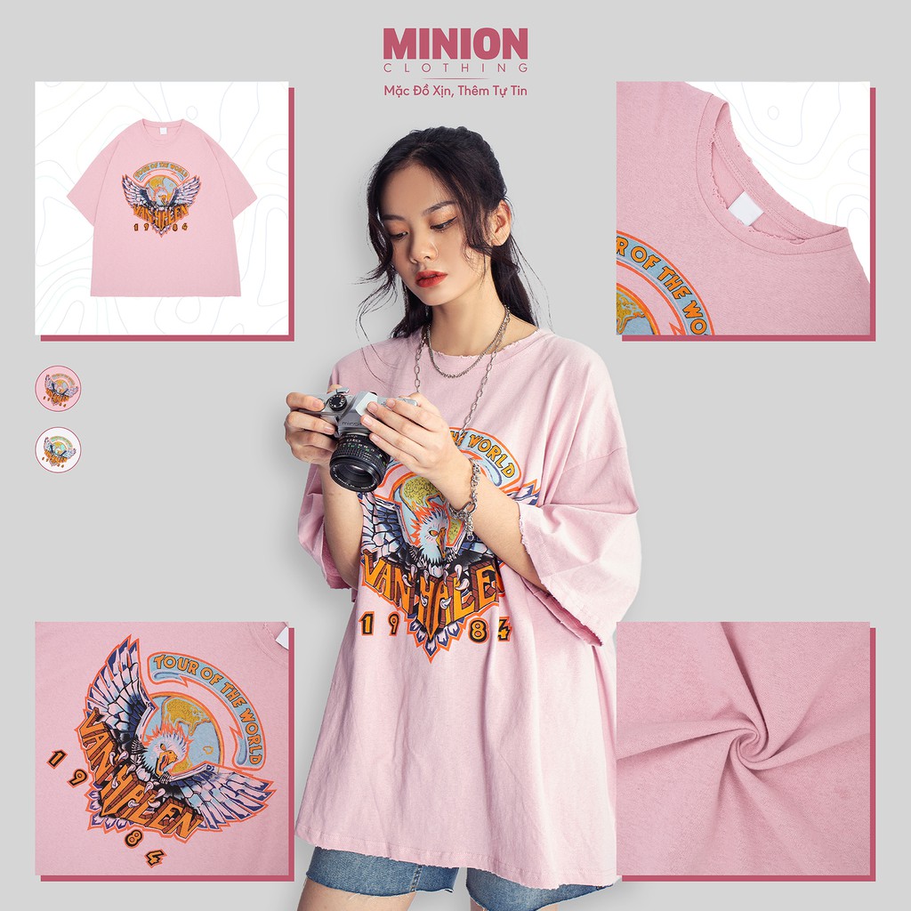 Áo thun tay lỡ MINION CLOTHING phông Unisex nam nữ tee oversize form rộng pull Ulzzang Streetwear Hàn Quốc vải mềm A3016