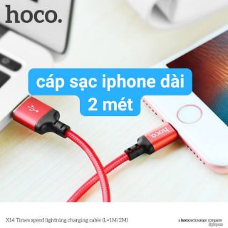cáp sạc iphone ho co dài 2 mét