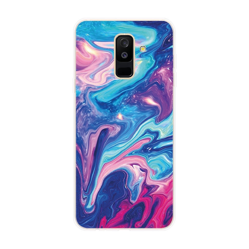 Ốp Lưng Samsung Galaxy A6 A6+ Plus A7 A8 A8+ Plus A9 2018 TPU mềm Case đá granit