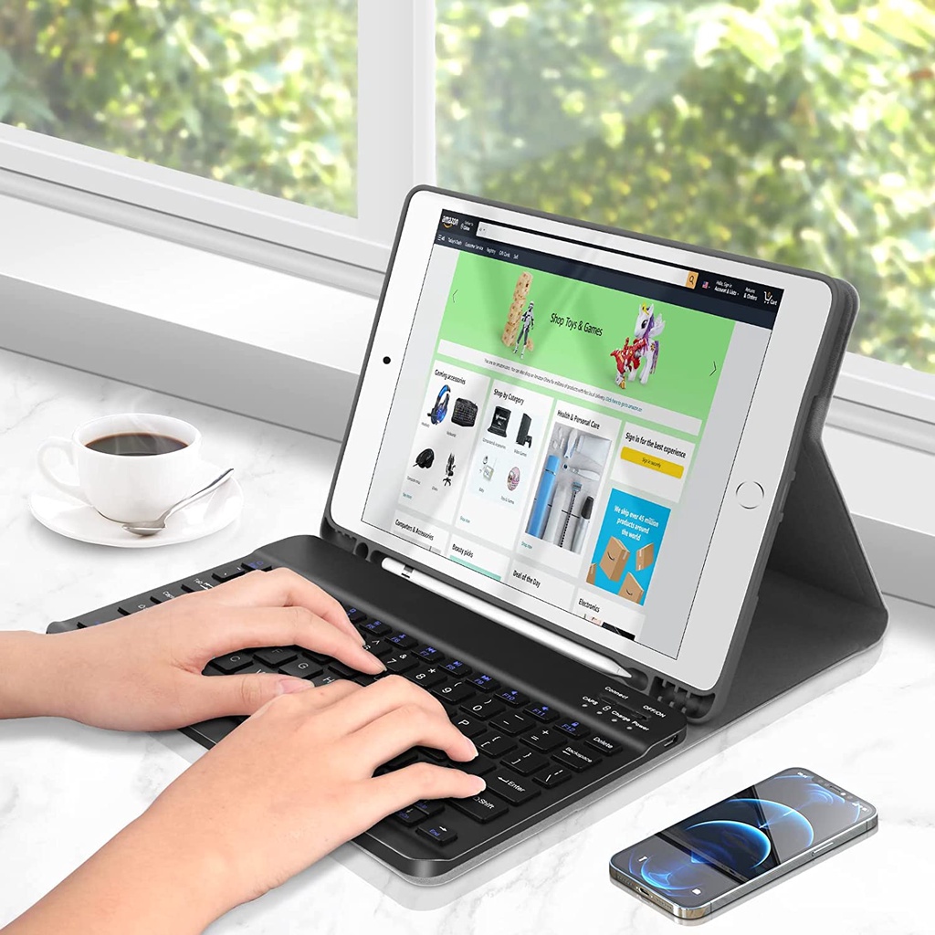 Bàn Phím bluetooth Không Dây Cho iPad / iOS 13 Samsung Huawei Phablet Android Windows