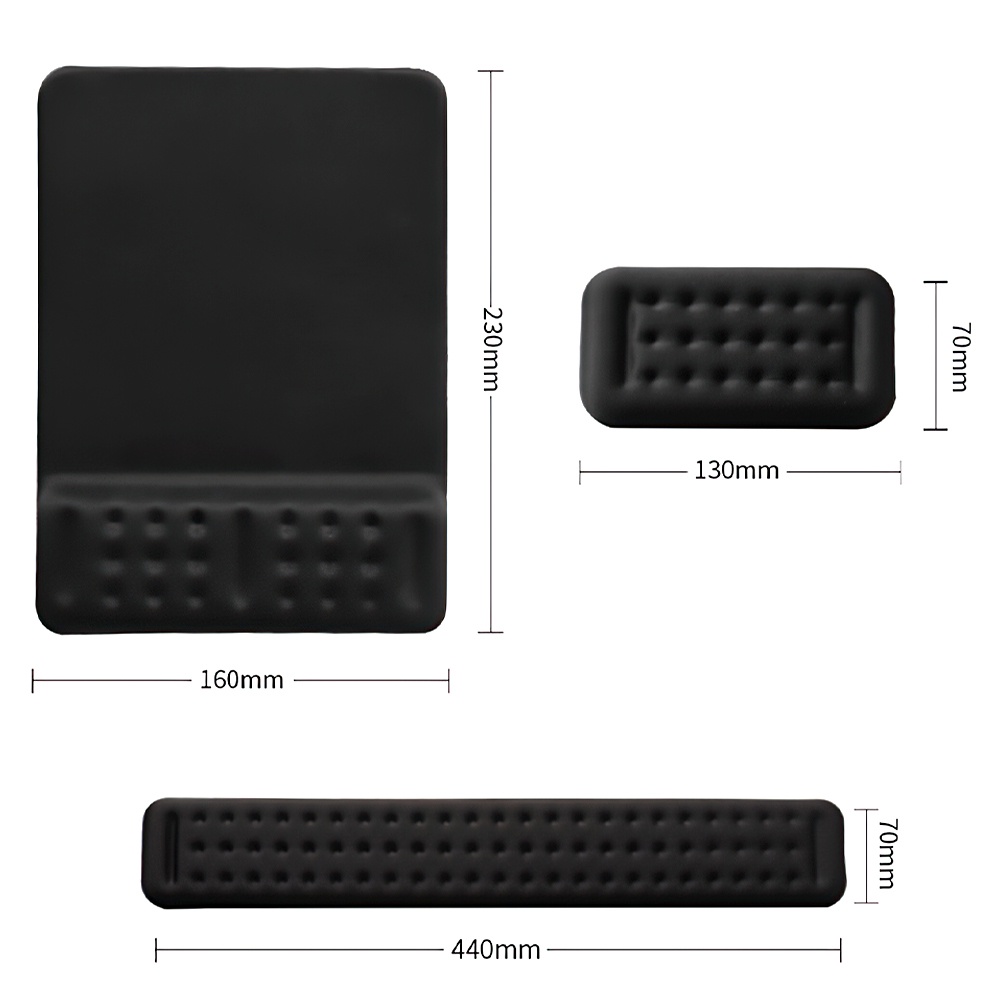 CHUYI Đệm Kê Cổ Tay Sử Dụng Chuột Máy Tính / Bàn Phím Bằng Silicon Gel Cotton 3D Tiện Dụng