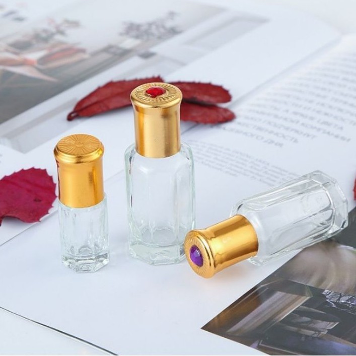 [3ml/6ml] Vỏ Lọ chiết nước hoa Dubai bi lăn Ruby rỗng / chai lọ đựng nước hoa