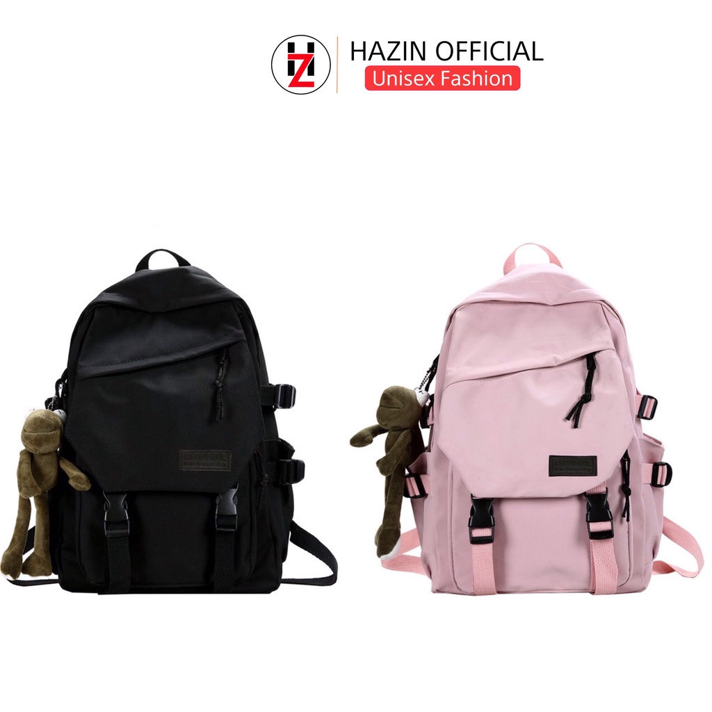 Balo nam nữ thời trang HAZIN chất liệu polyester cao cấp đi học đi chơi phong cách unisex vừa laptop HZM608