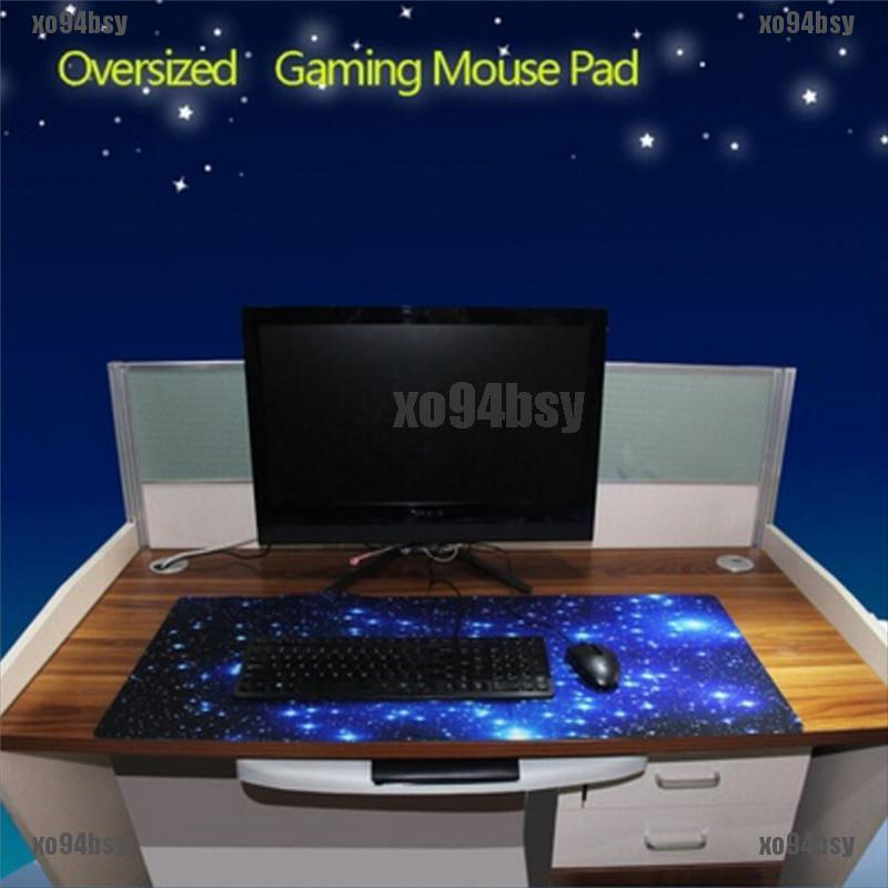 [xo94bsy]Economic Galaxy Anti-Slip Laptop Computer Gaming Large Mouse Pad Keyboa