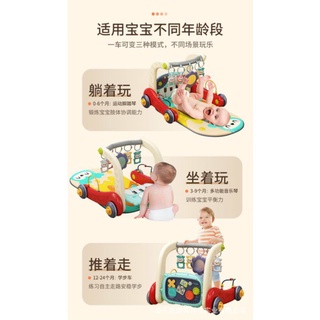 Thảm chơi nhạc, thảm nhạc kết hợp xe tập đi cho bé 3 in 1(hàng sẵn)