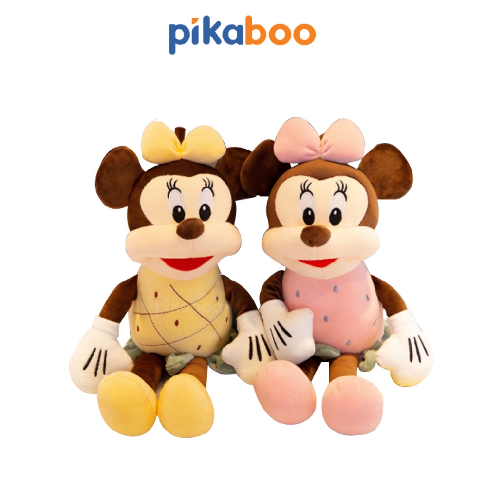 (Summer Sale 50%) Gấu bông chuột Mickey cosplay quả dứa cao cấp Pikaboo vải cotton nhung mềm mịn nhồi bông 3D tinh khiết