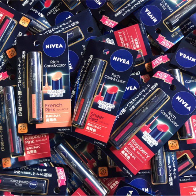 SON DƯỠNG MÀU - CHỐNG NẮNG Nivea Rich Care And Color