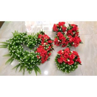 Bộ hoa xe cưới dành cho xe có capo nhỏ