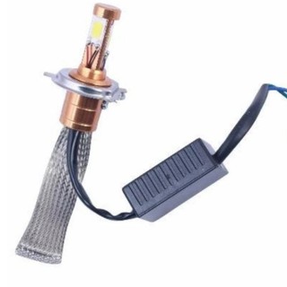 Đèn LED 3 bóng tản nhiệt dây nhôm cho xe Dream và Wave