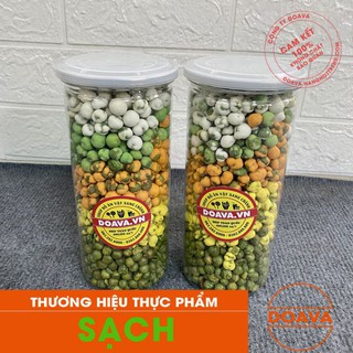 Đậu Hà Lan Mix 5 Vị, Tỏi Ớt, Wasabi, Sữa, Phô Mai, Sầu Riêng 450g - Đậu Hà Lan Doava Ngon Ngất Ngây - DAV006