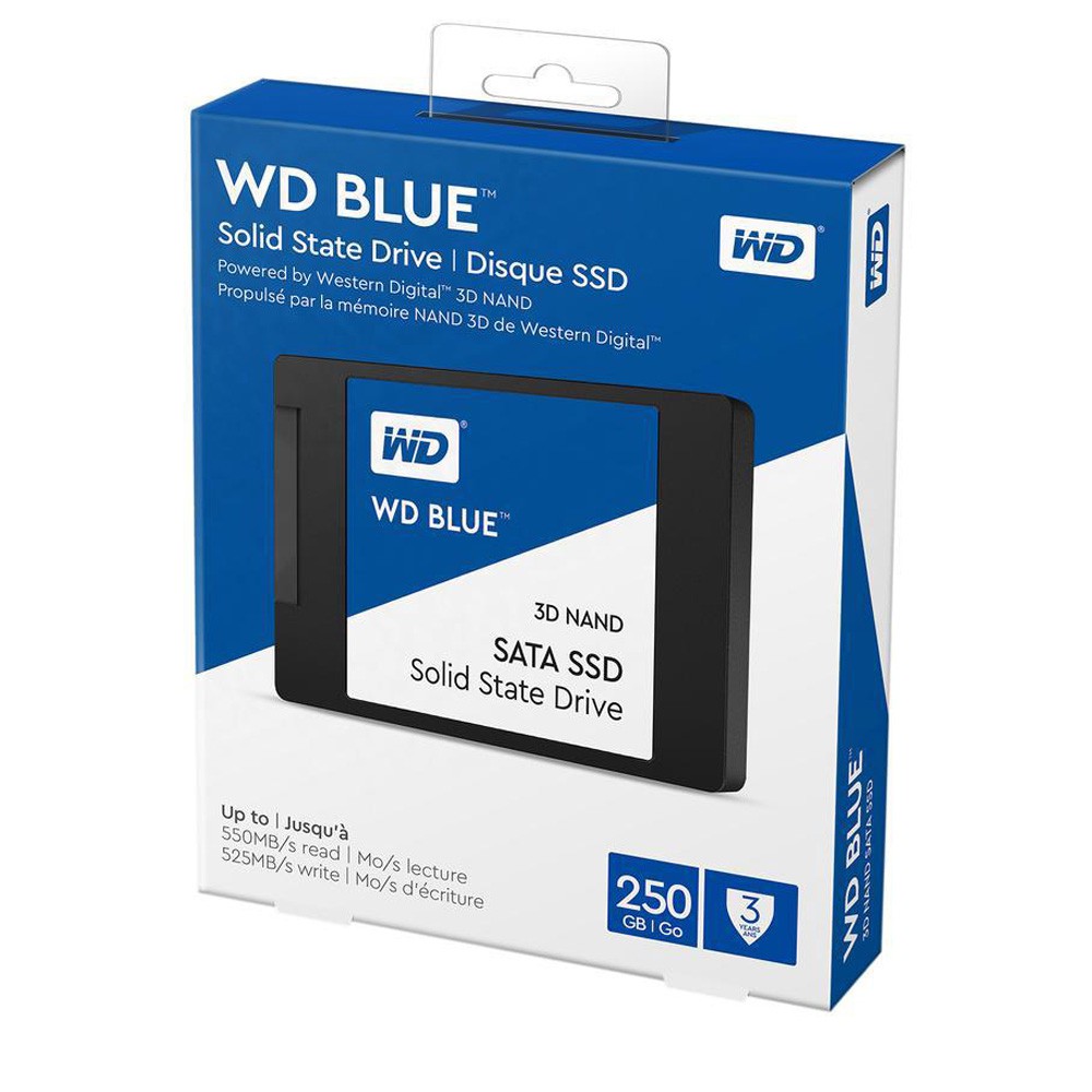 Ổ cứng SSD Western Digital Blue 3D-NAND SATA III 250GB WDS250G2B0A | BigBuy360 - bigbuy360.vn