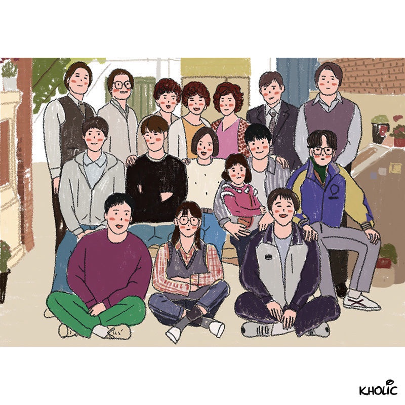 Reply 1988, trò chơi ghép hình bằng gỗ, 300/500/1000 miếng ghép hình, đồ chơi, k-drama