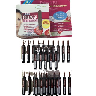 Collagen nước dạng ống.