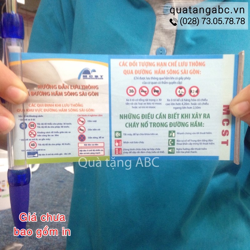 Combo 50 cái Phôi bút viết bi banner, chưa in ấn