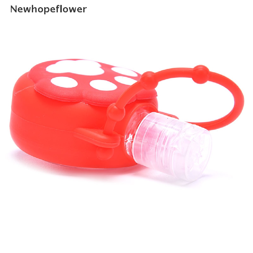 Hộp Đựng Nước Rửa Tay 30ML Bằng Silicon Hình Tròn Họa Tiết Hoạt Hình Dễ Thương