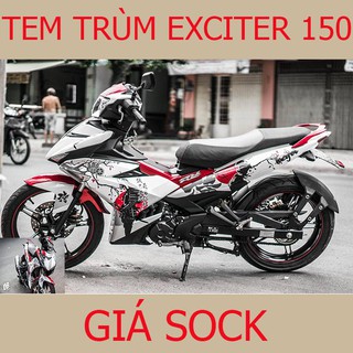 Tem Trùm Xe Exciter 150 ( Mới Nhất )