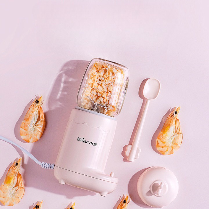 [ BẢO HÀNH 18 THÁNG] Máy Xay Đa Năng Bear 3 Cối Say Các Loại Hạt, Hoa quả... Cho Bé Babibu - MX