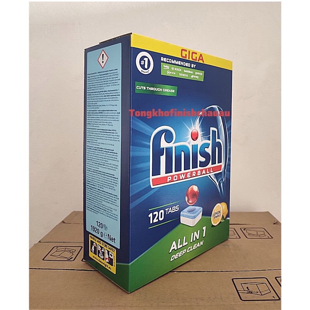 Viên rửa chén bát Finish All in 1 ( hàng chính hãng )