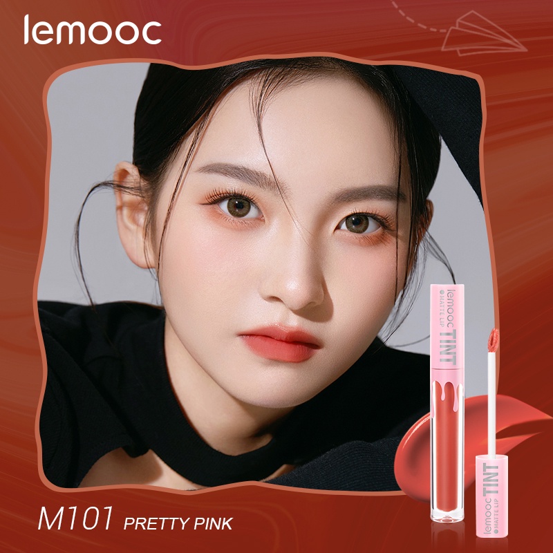 Son Môi Dạng Lỏng Mềm Mịn Không Thấm Nước Lâu Trôi Lemoc