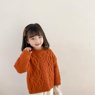Áo len vặn thừng cho bé