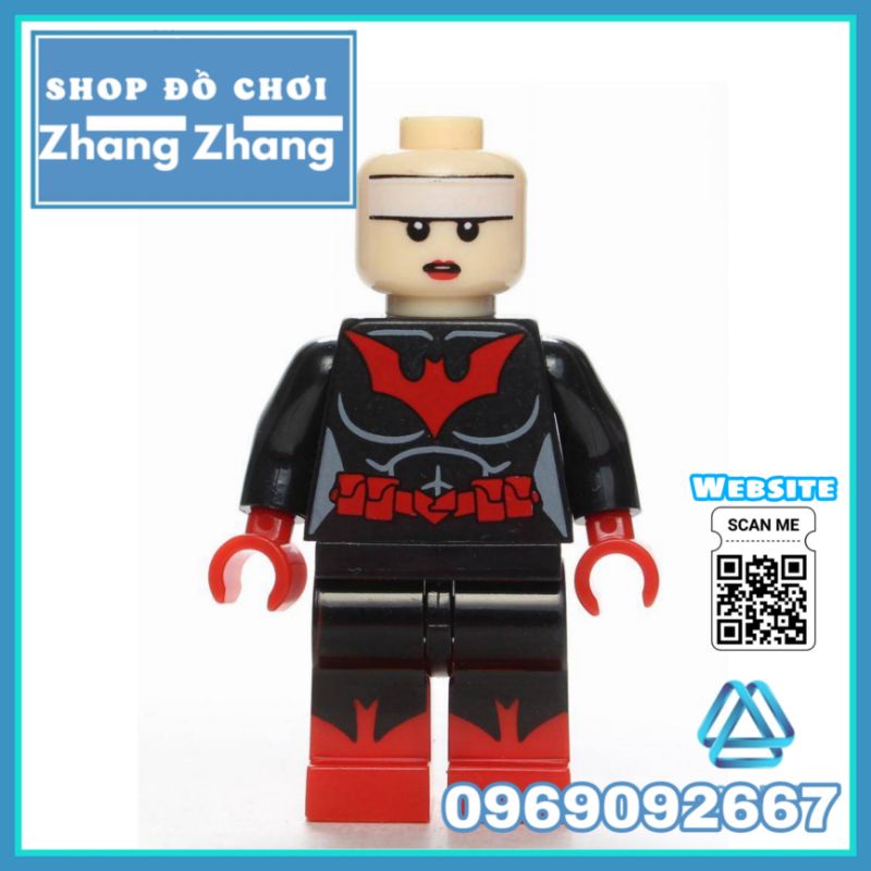 Đồ chơi Xếp hình Nữ người dơi BatWoman siêu anh hùng DC Comics Minifigures WM6024 wm462 Kopf Kf2102