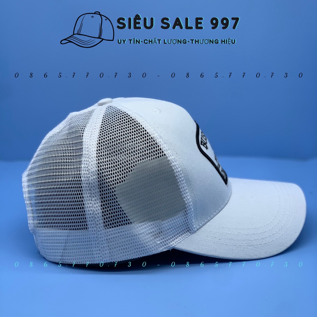 NÓN KẾT BUSHWOOD PHỐI LƯỚI THOÁNG KHÍ THỜI TRANG NAM NỮ