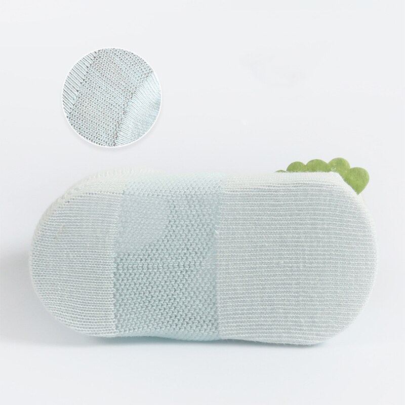 Tất Cotton Phối Lưới Thoáng Khí Họa Tiết Hoạt Hình Dễ Thương Cho Bé