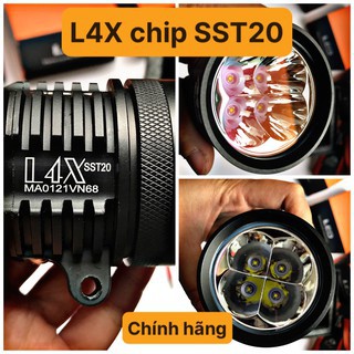 [Siêu phẩm] Đèn trợ sáng L4x f1 chip sst20 sáng siêu gom tiêu chuẩn 5 sao