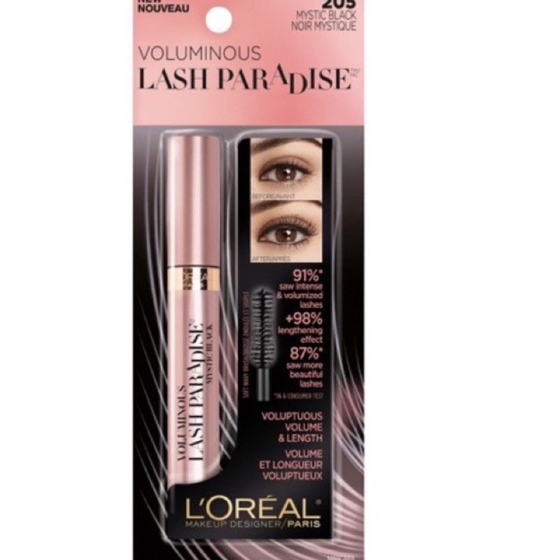 Mascara Loreal Voluminous Lash Paradise Mascara dài, dày mi, không trôi