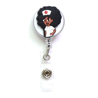 CLEVER Super Durable Collapsible Name Tag Holder With Cute Prints