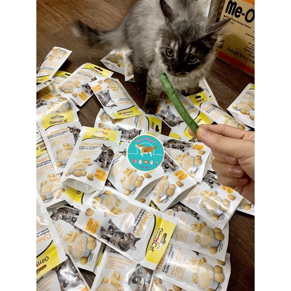 Snack Viên Phô Mai Gimcat Cheezies Giảm Stress Cho Mèo 40gr - Mixo Pet Town