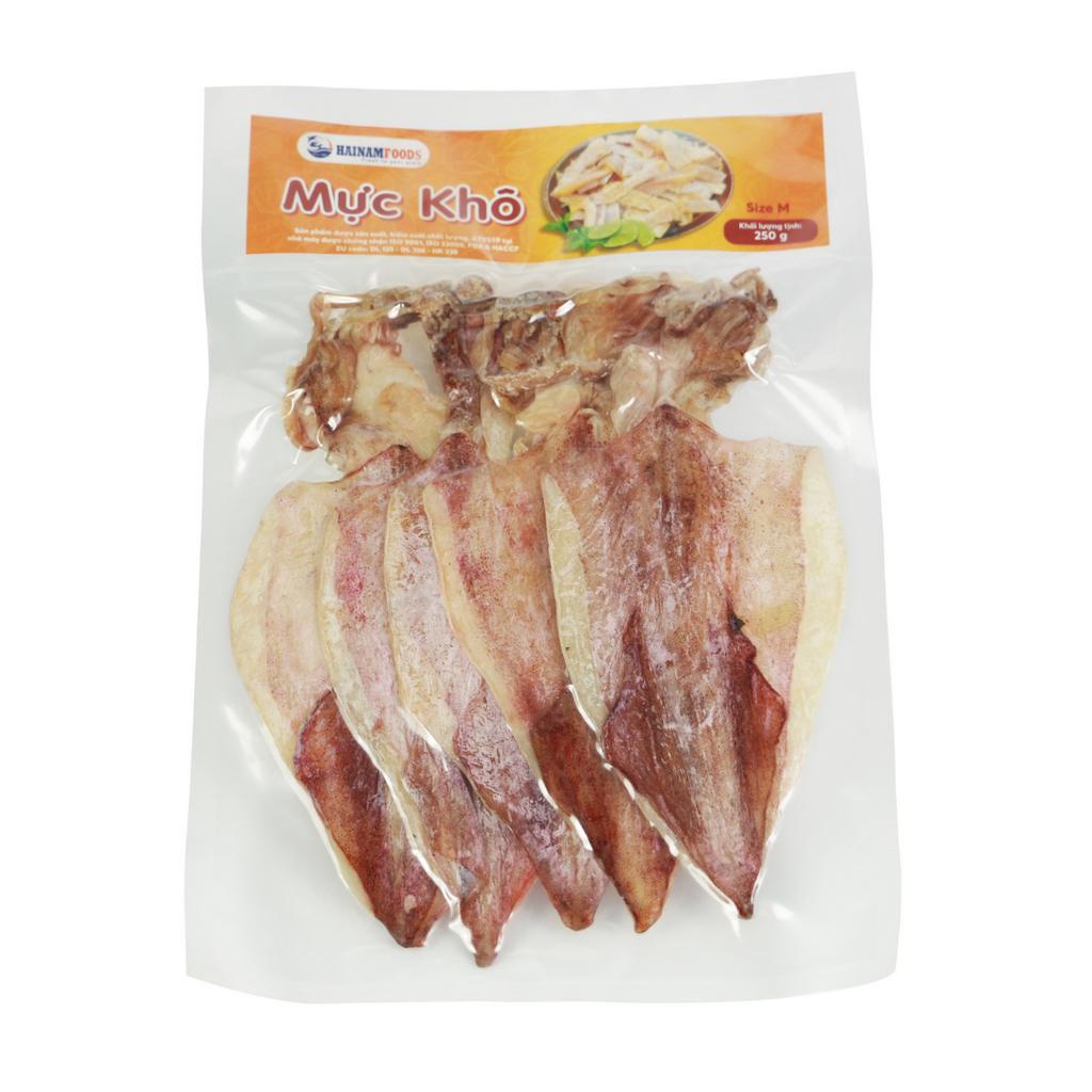 MỰC KHÔ CÒN DA SIZE M 250G