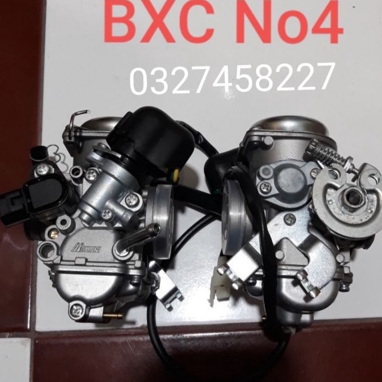 Bình xăng con ,chế hòa khí xe ga Nouvo 4 Yamaha