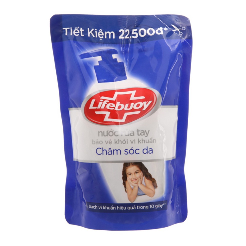 Nước Rửa Tay Lifebuoy Túi 450g Chăm Sóc Da, Bảo Vệ Vượt Trội, Cho Tay Làm Bếp Giá Rẻ