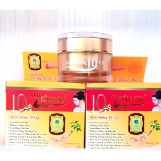 Kem hồng sâm dưỡng da 10 tác dụng vip