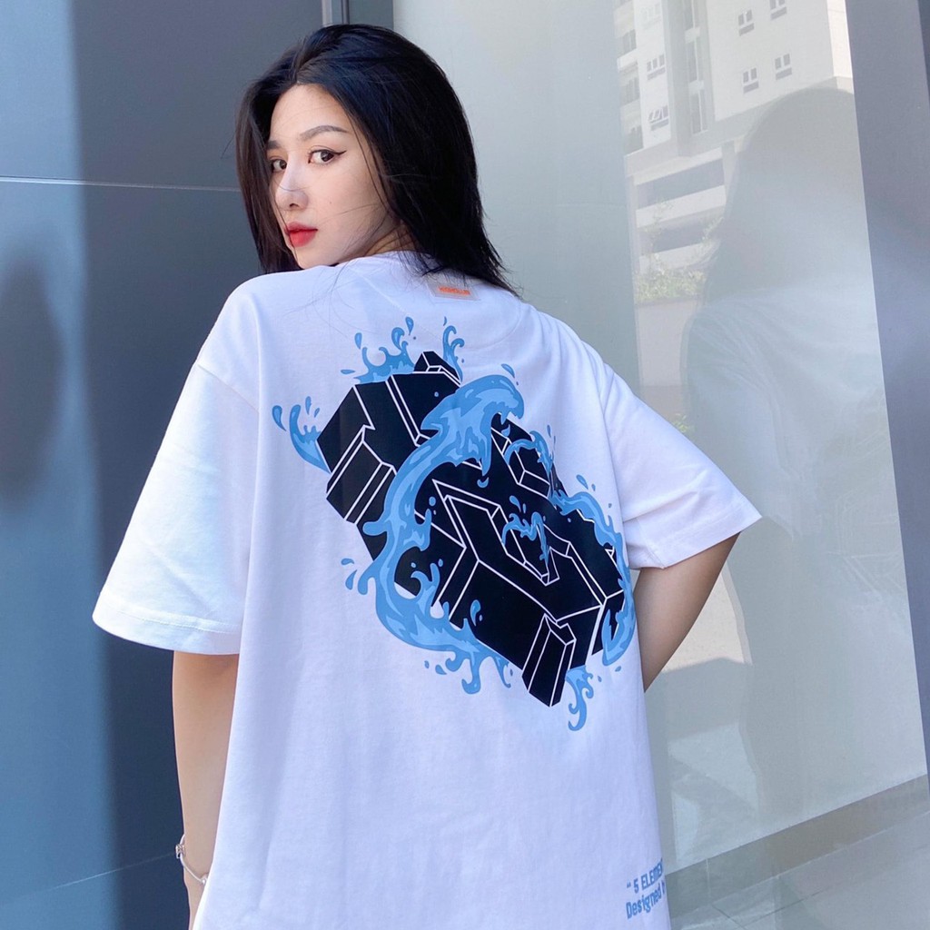 Áo thun Highclub Water Ele - White | BigBuy360 - bigbuy360.vn