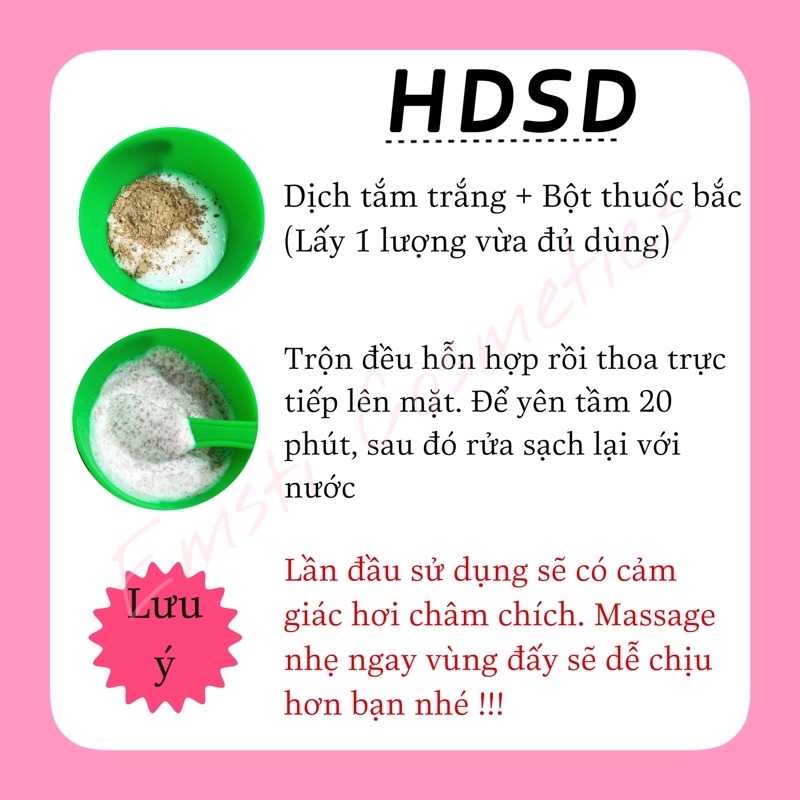 TẮM TRẮNG FACE THẢO MỘC - Dành riêng cho da mặt