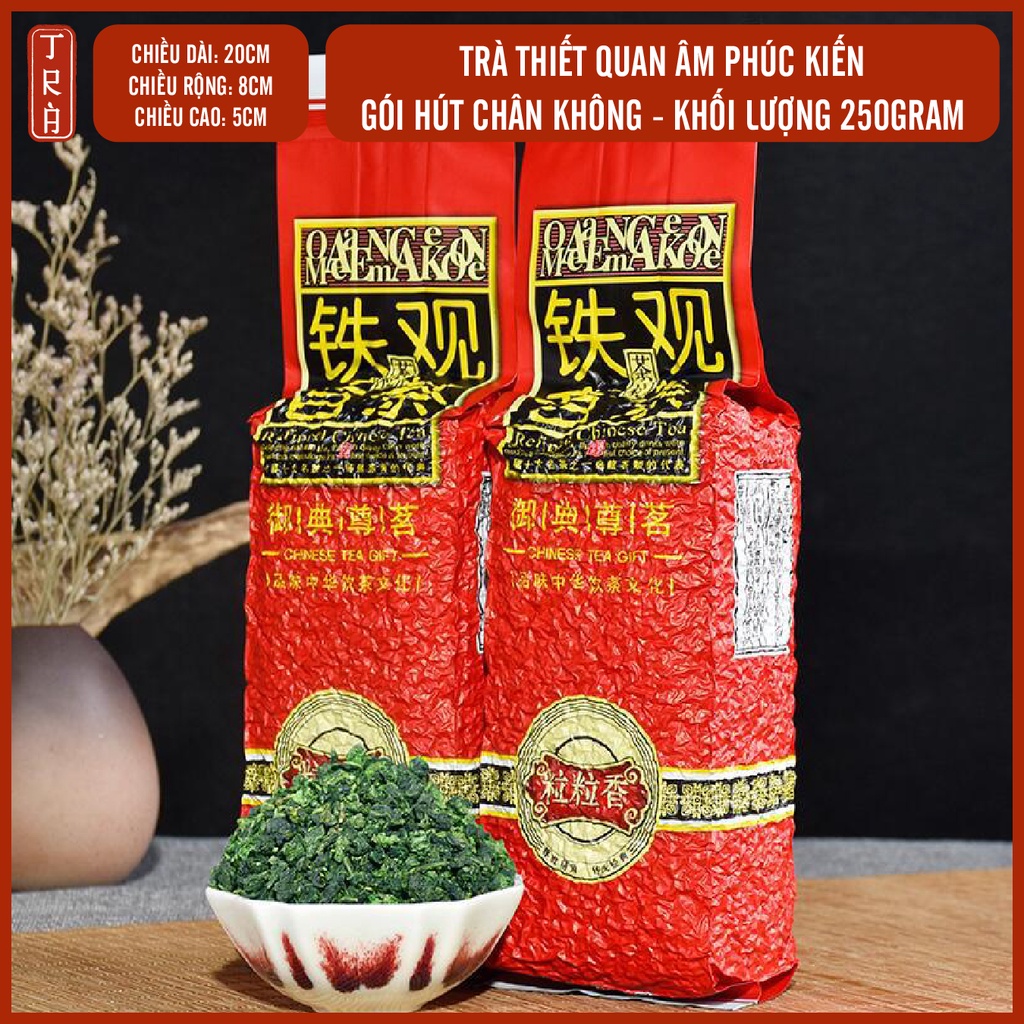 Trà thiết quan âm cao cấp 250g, trà đóng túi hút chân không,1 gói 250g