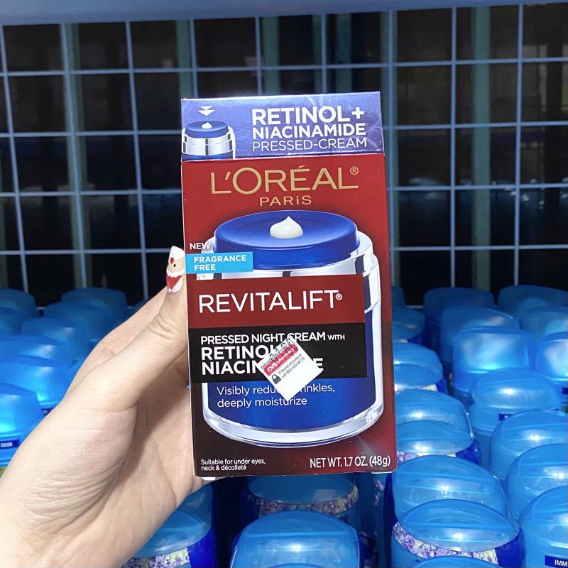 Kem dưỡng đều màu da và chống lão hoá Loreal Revitalift Retinol Night Cream