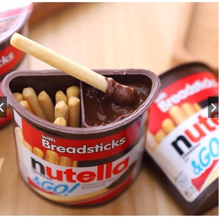 [ Date 03/26 ] Bánh que chấm Socola Nutella 52g Mỹ - NUTELLA HAZELNUT WITH BREADSTICKS